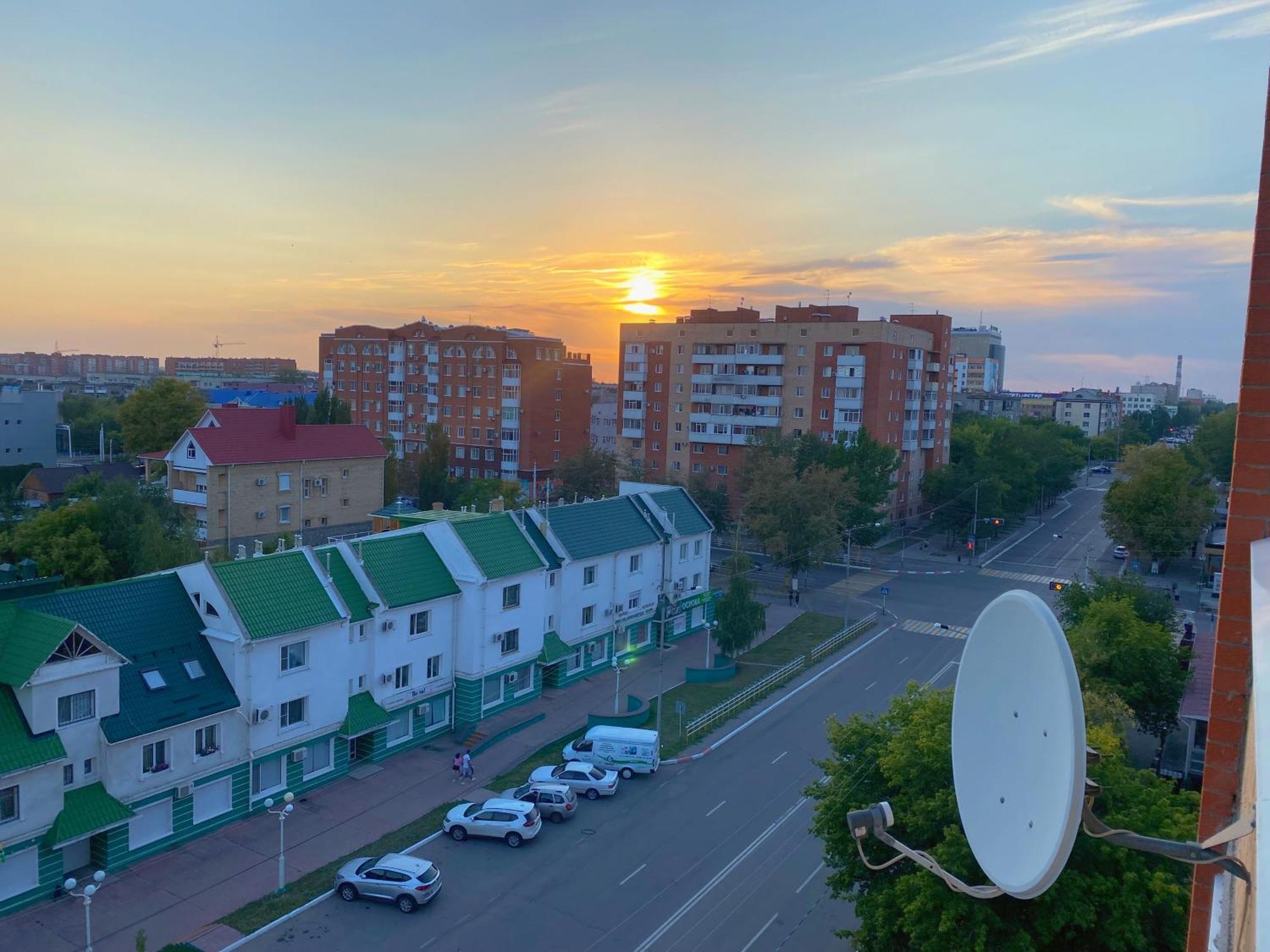 Однокомнатная Студия, Центр Города Kostanay Dış mekan fotoğraf